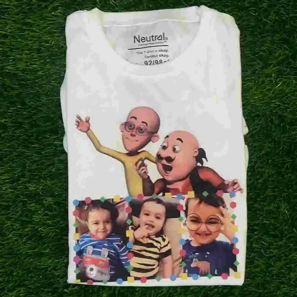 Motu Patlu Theme T-shirt